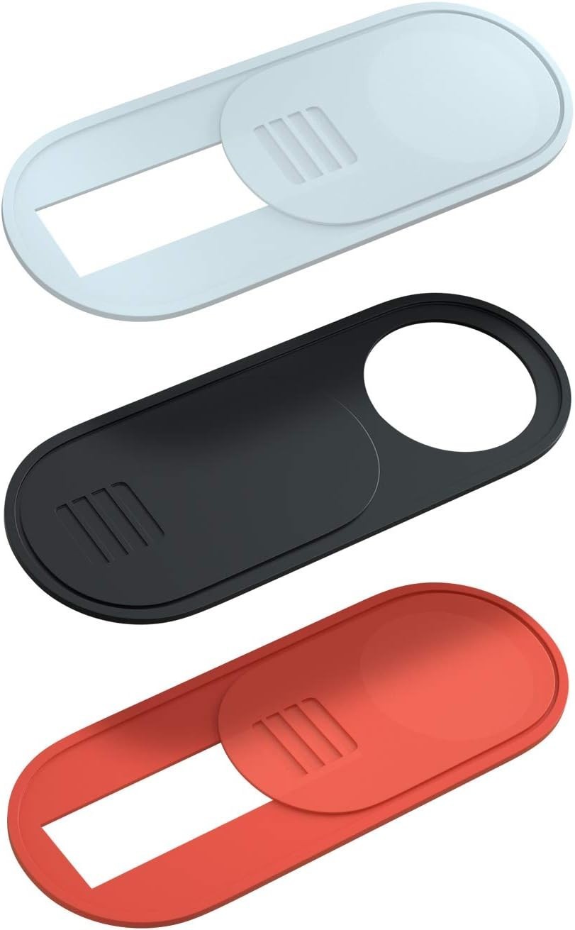 Fashionable Webcam Cover - Ultra-Thin & Easy Slide for Maximum Privacy (3-Pack)