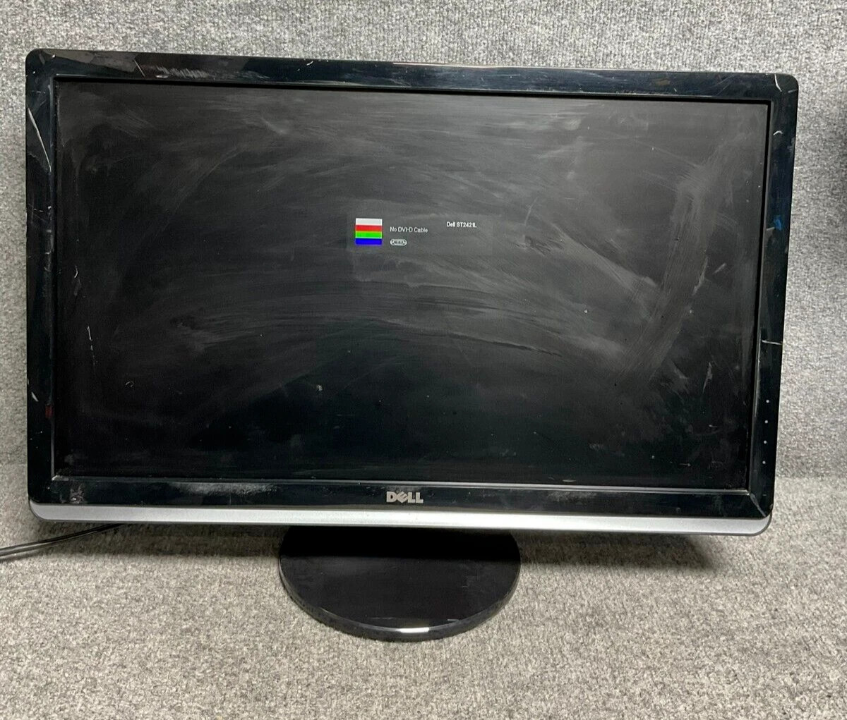 Dell ST2421L 24&amp;quot; LED Monitor HDMI DVI VGA 1080p HD Audio Used