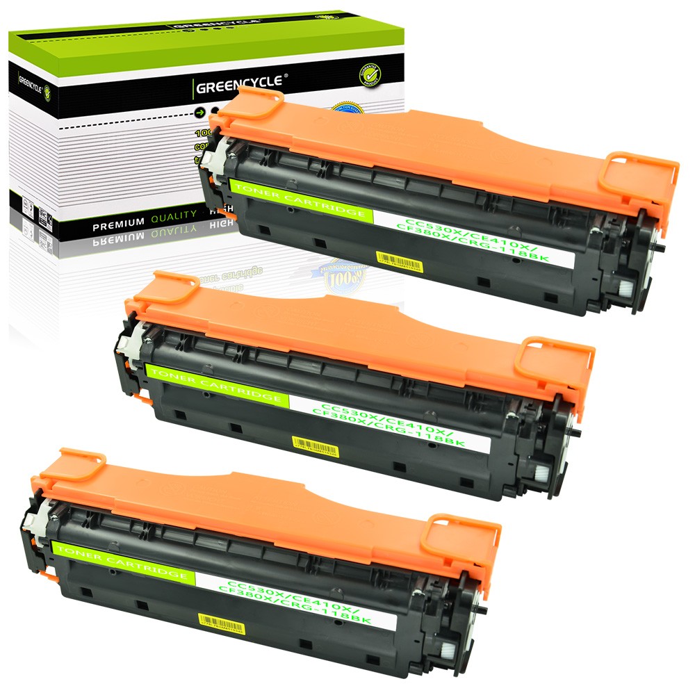 3PK High Yeild BK Toner CF380X For HP 312X LaserJet Pro MFP M476dn M476dw M476nw