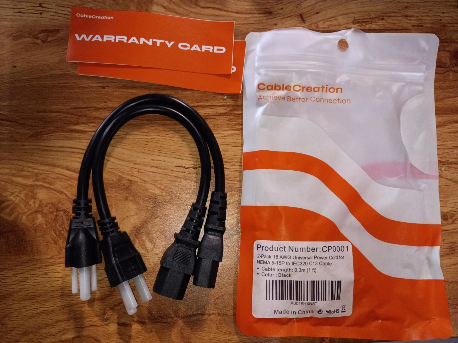 Cable Creation CP0001 - Bundle of 12 bags, 24 Cables total