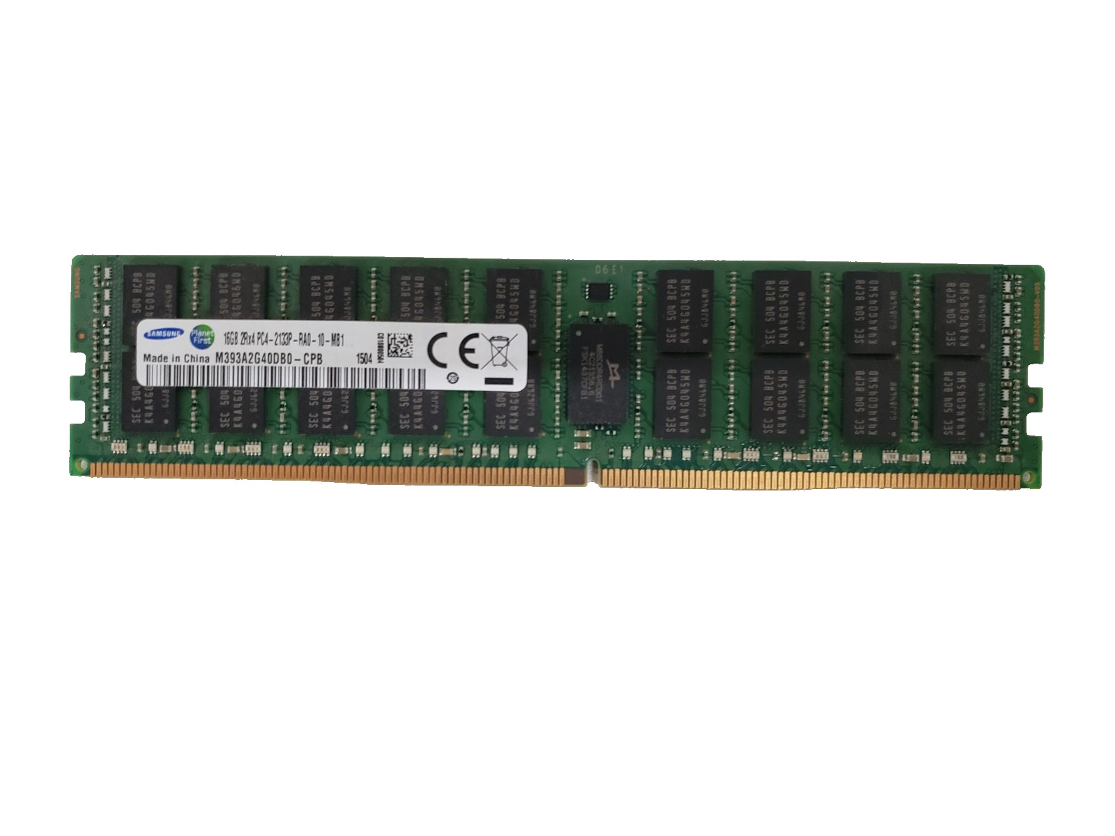 Samsung 16GB PC4-17000P 2Rx4 DDR4-2133P ECC RDIMM Server Memory M393A2G40DB0-CPB