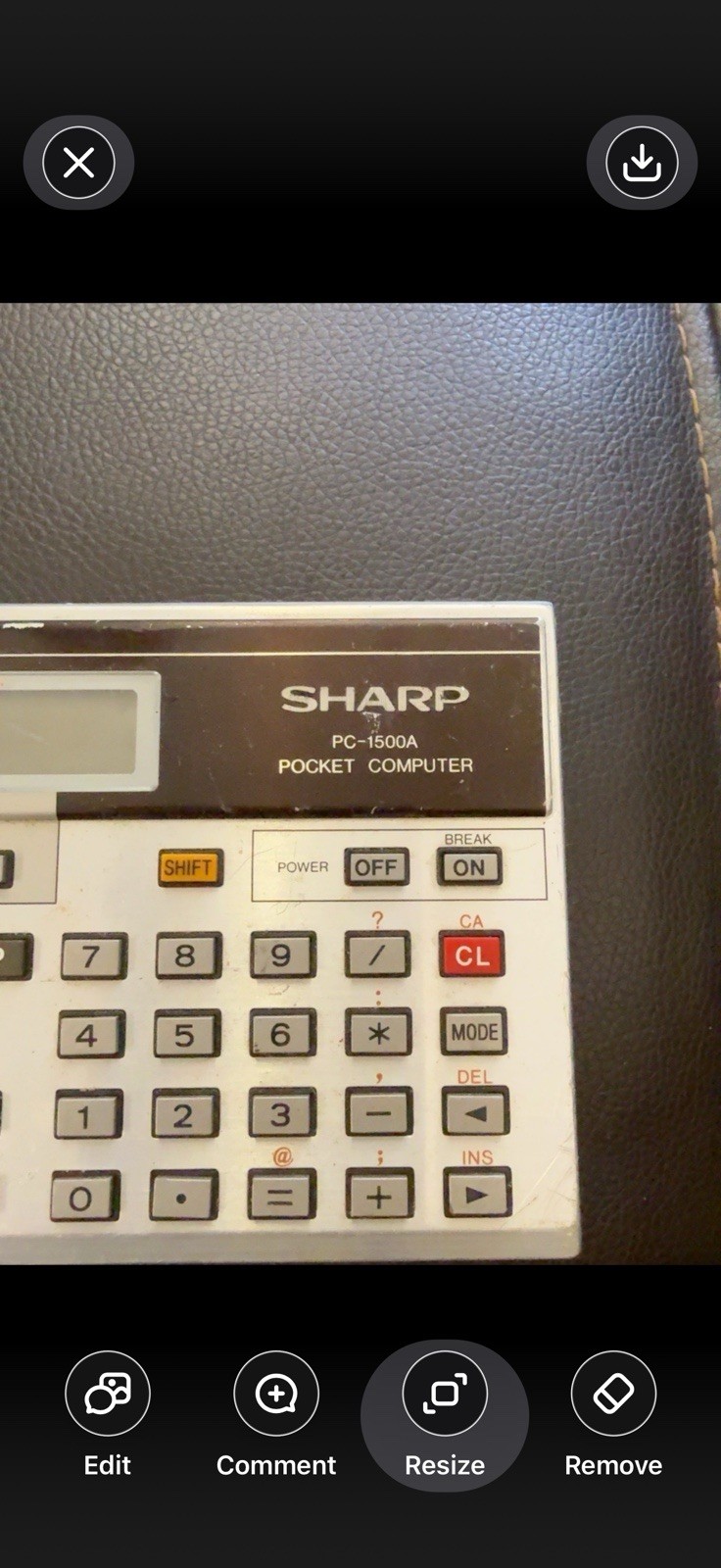 Sharp PC-1500A Pocket Computer Vintage MPN PC-1500A