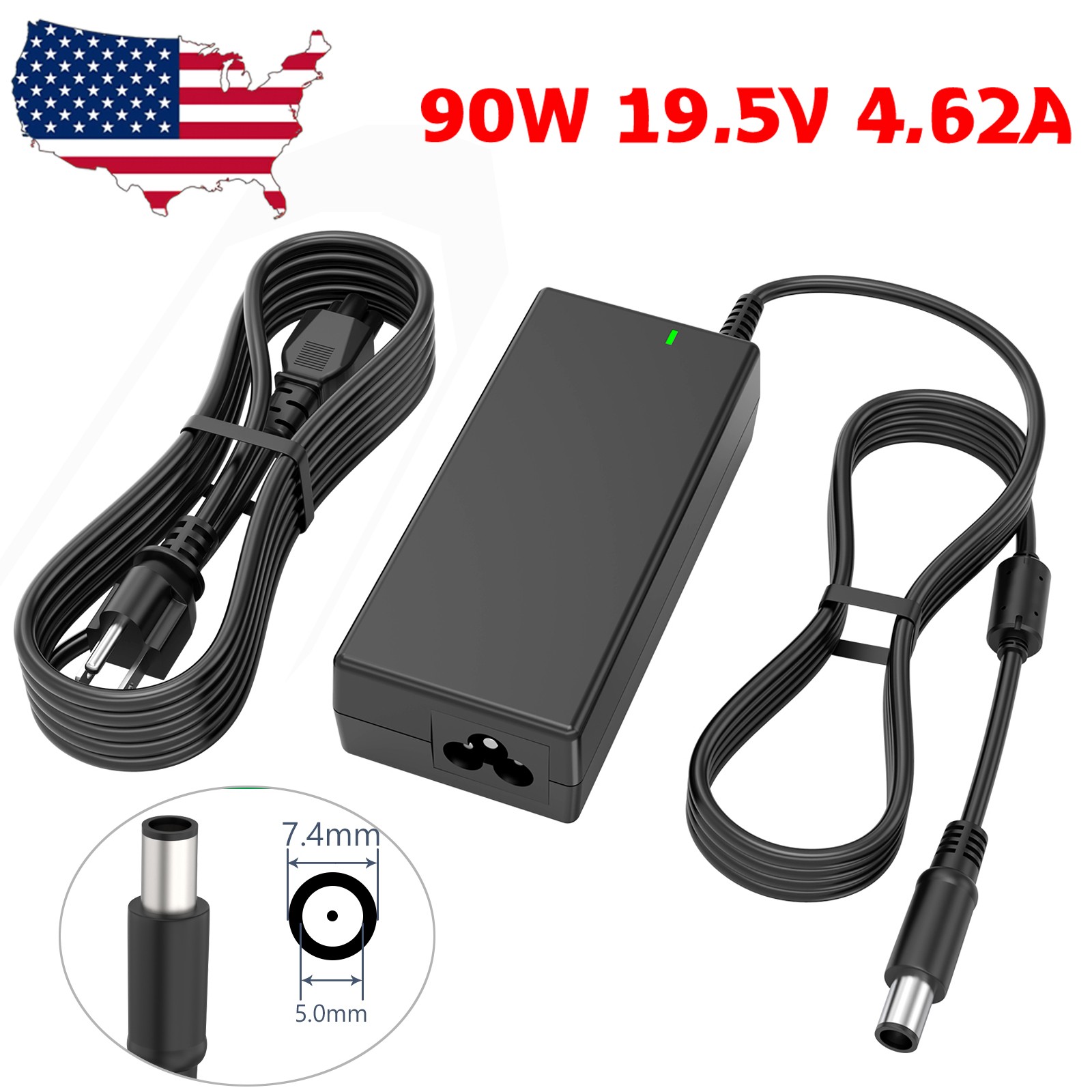 90W PA-12 PA-10 Adapter Charger For Dell Latitude E7240 E7280 E7480 E5540 E6540