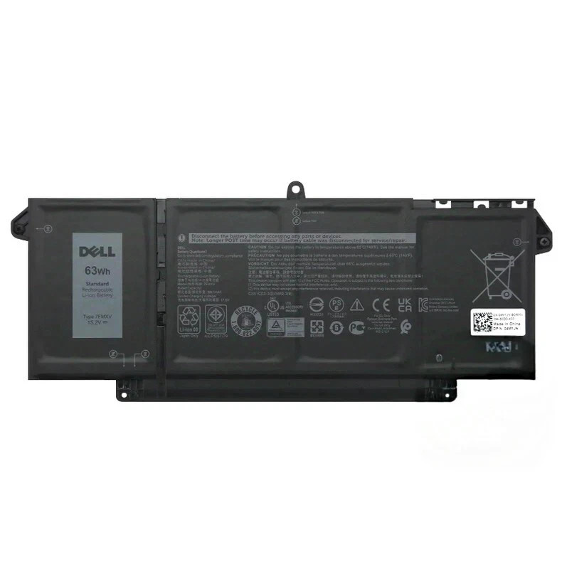 Genuine 63Wh 7FMXV Battery For Dell Latitude 5320 7320 7420 7520 Series TN2GY