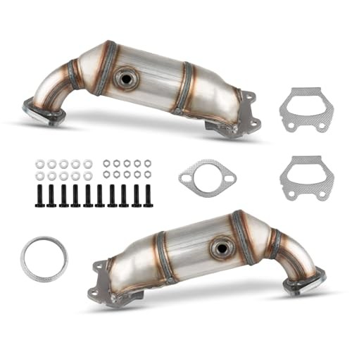  2pcs Front Rear High Flow Catalytic Converter for Grand Caravan 3.6L 2011-2016