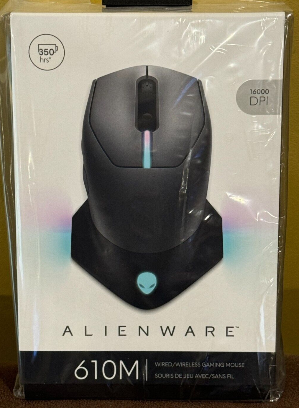 Alienware Wired/Wireless Gaming Mouse - AW610M - Dark Side Of The Moon
