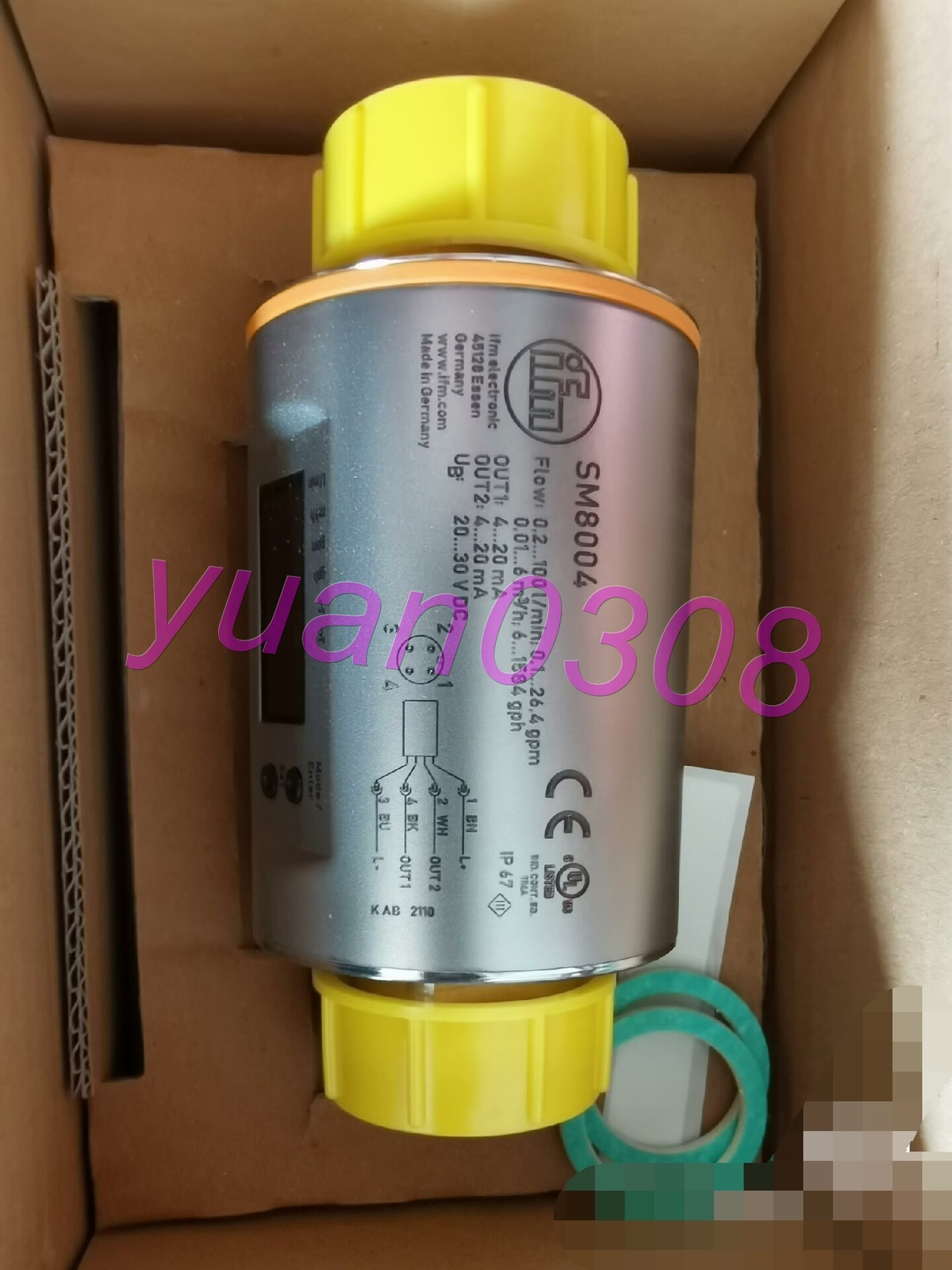 1PC NEW IFM SM8004 Pressure Switch Via DHL or FedEX
