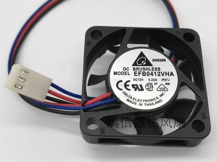 Delta EFB0412VHA 4010 DC12V 0.23A 4CM 3-Pin Cooling Fan