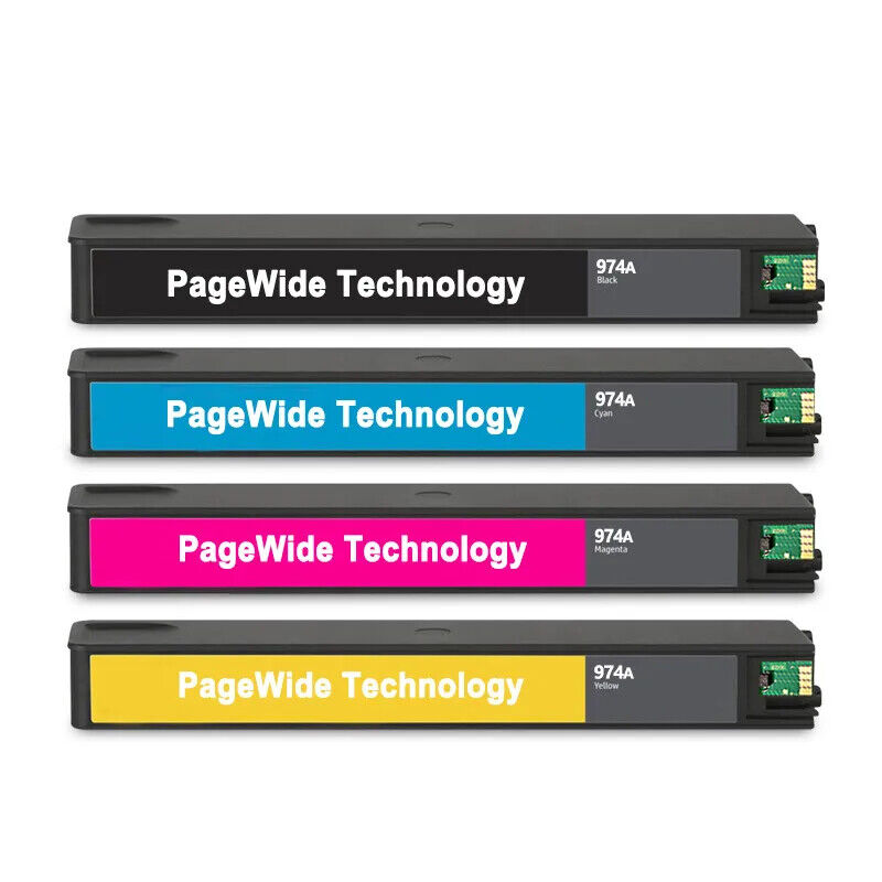 4Color/set Compatible Ink Cartridge for HP 974 974A for HP Pagewide 352dw