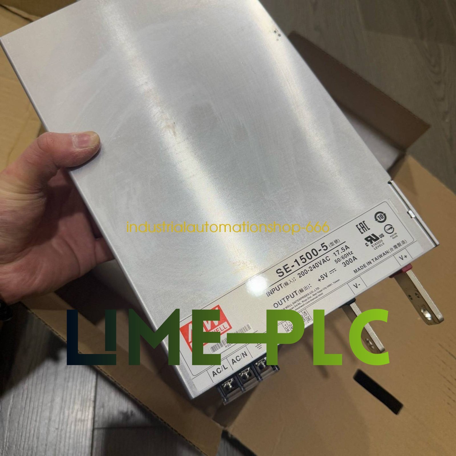 1PCS New MEAN WELL SE-1500-5 5V 300A Power Supply Via DHL or FedEX