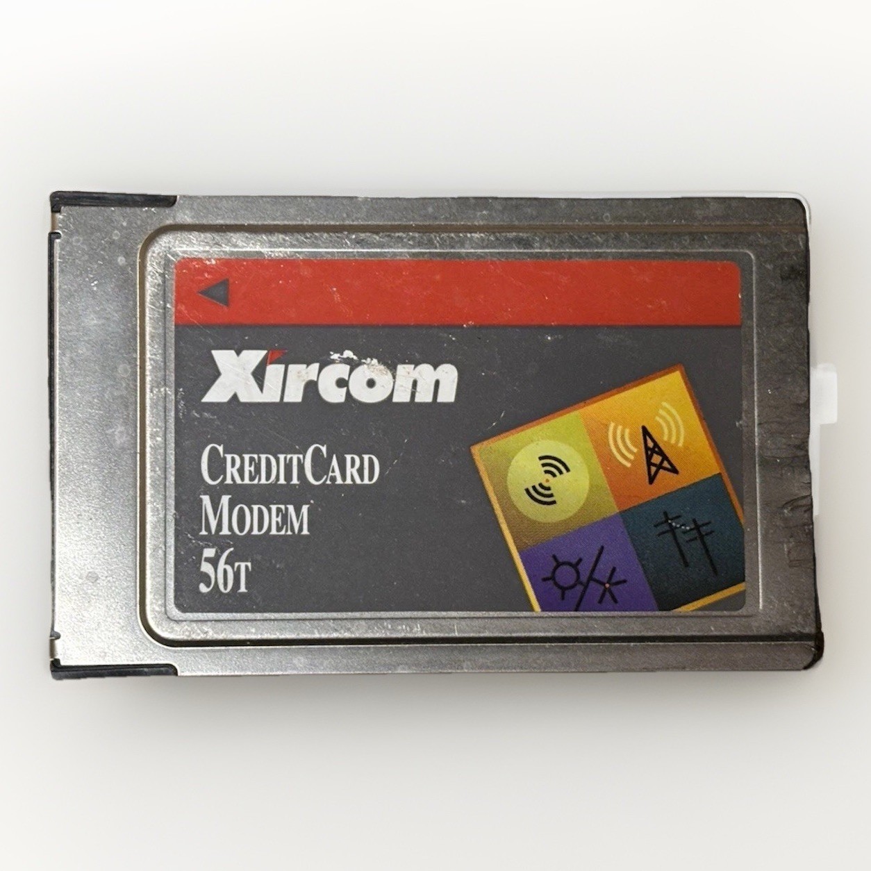 NOS 1998 Xircom CreditCard Modem 56, 56Kbps PC Card modem for portable PCs