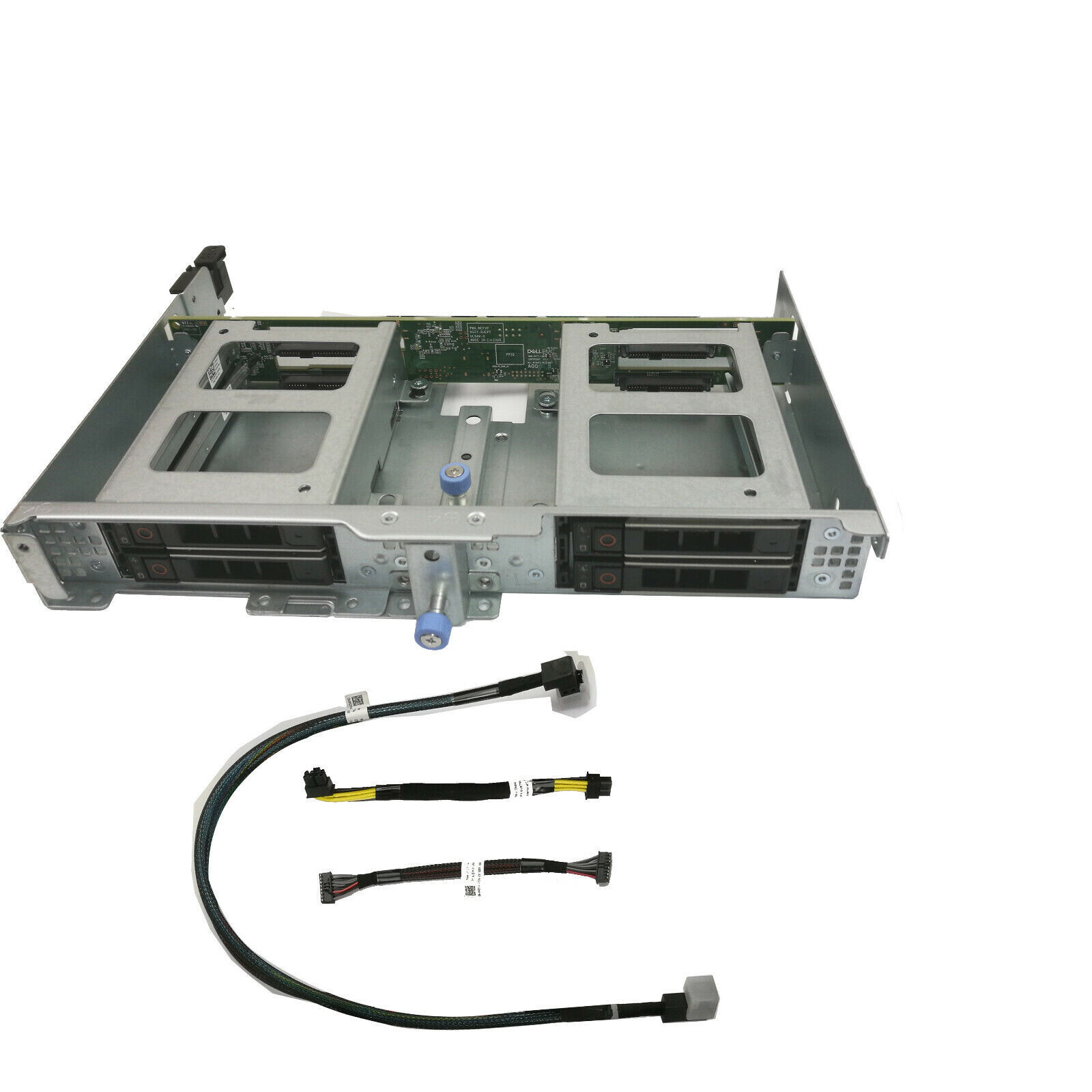 Dell R740XD 4*2.5inch Rear HDD Cage Back Panel Kit w/Caddy Cables WMJR0-/