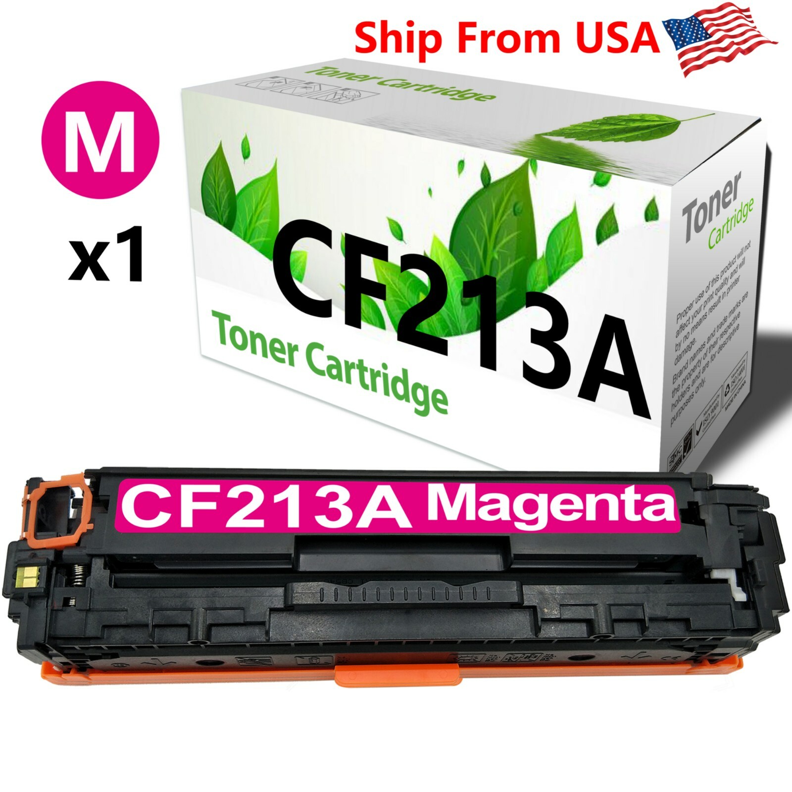 1PK CF213A 131A Toner Cartridge for Color MFP M251nw M276n Printer