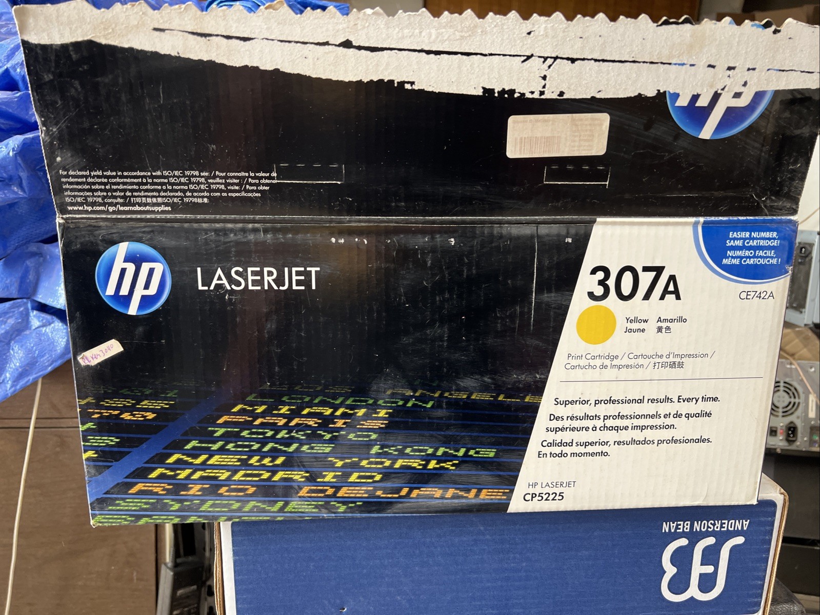 HP 307A Toner Cartridges CE742A (Yellow) Toner Cartridge - New Open Box