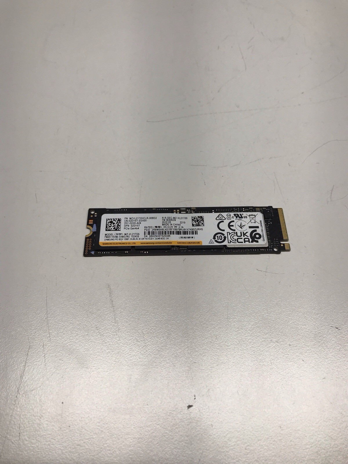 SAMSUNG MZ-VL21T0A 1TB Gen 4 PM9A1