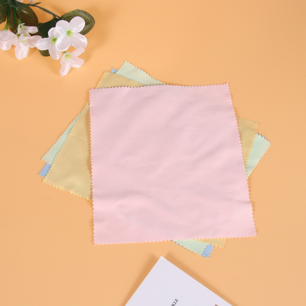 10Pcs Reusable Phone Microfiber Cloths for Screen Cleaning Multiple Colors
