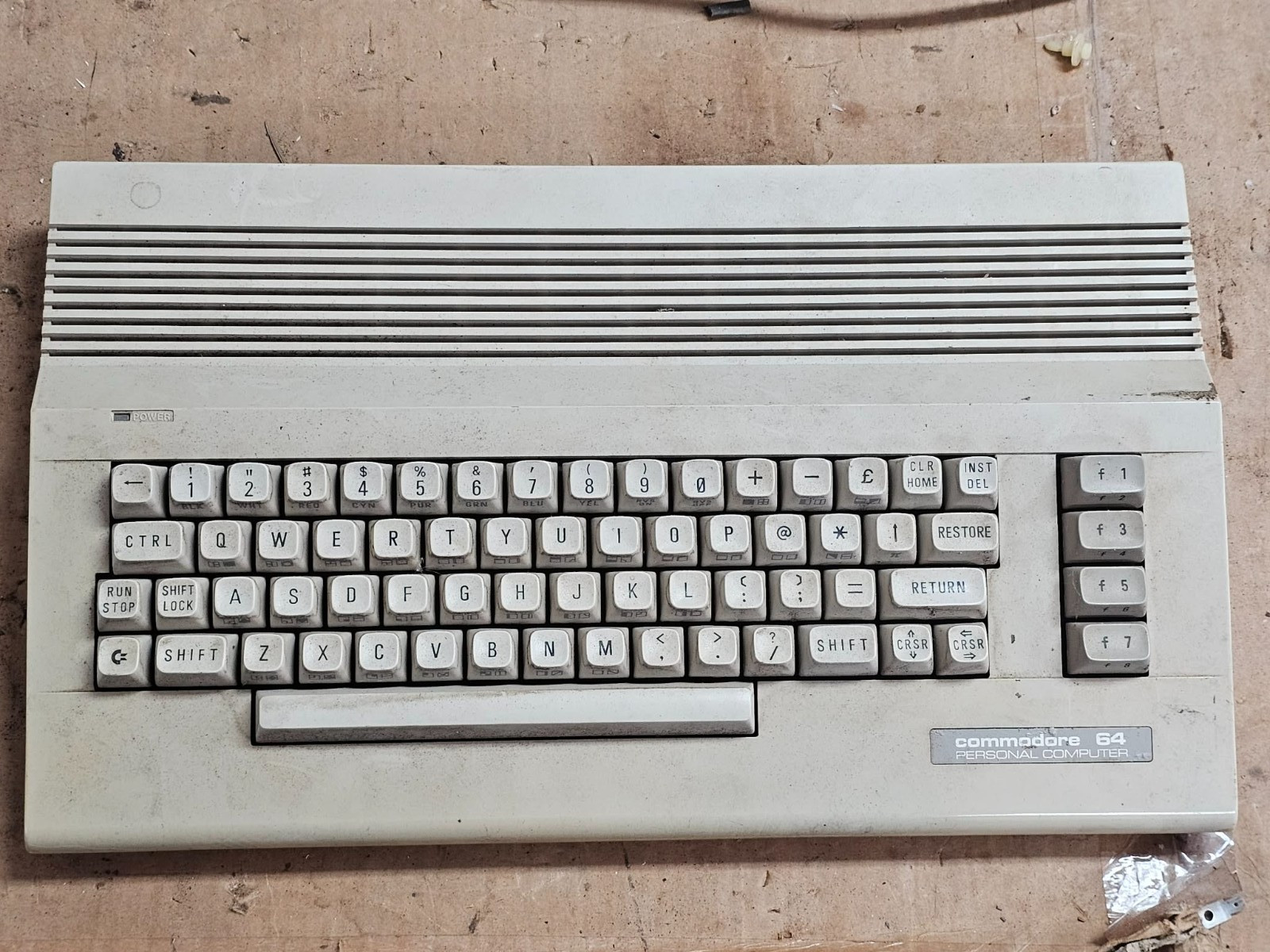 Retro Gaming Vintage Commodore 64C Console Home Personal Computer Powers Tech