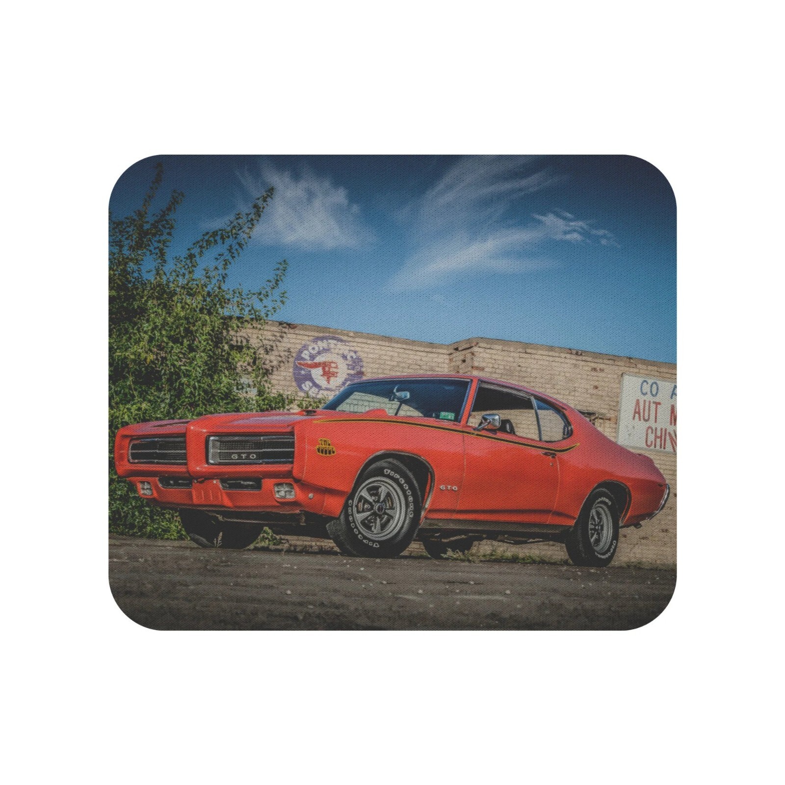 1969 Pontiac Ram Air GTO Judge Muscle Car Mouse Pad Gift