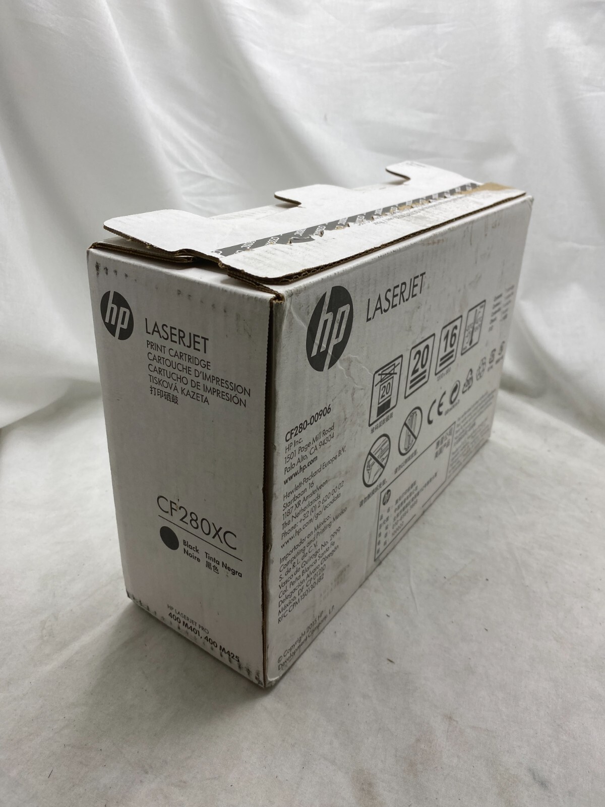 CF280XC (CF280X) OEM HP 80X High Yield Black Toner. Open Box