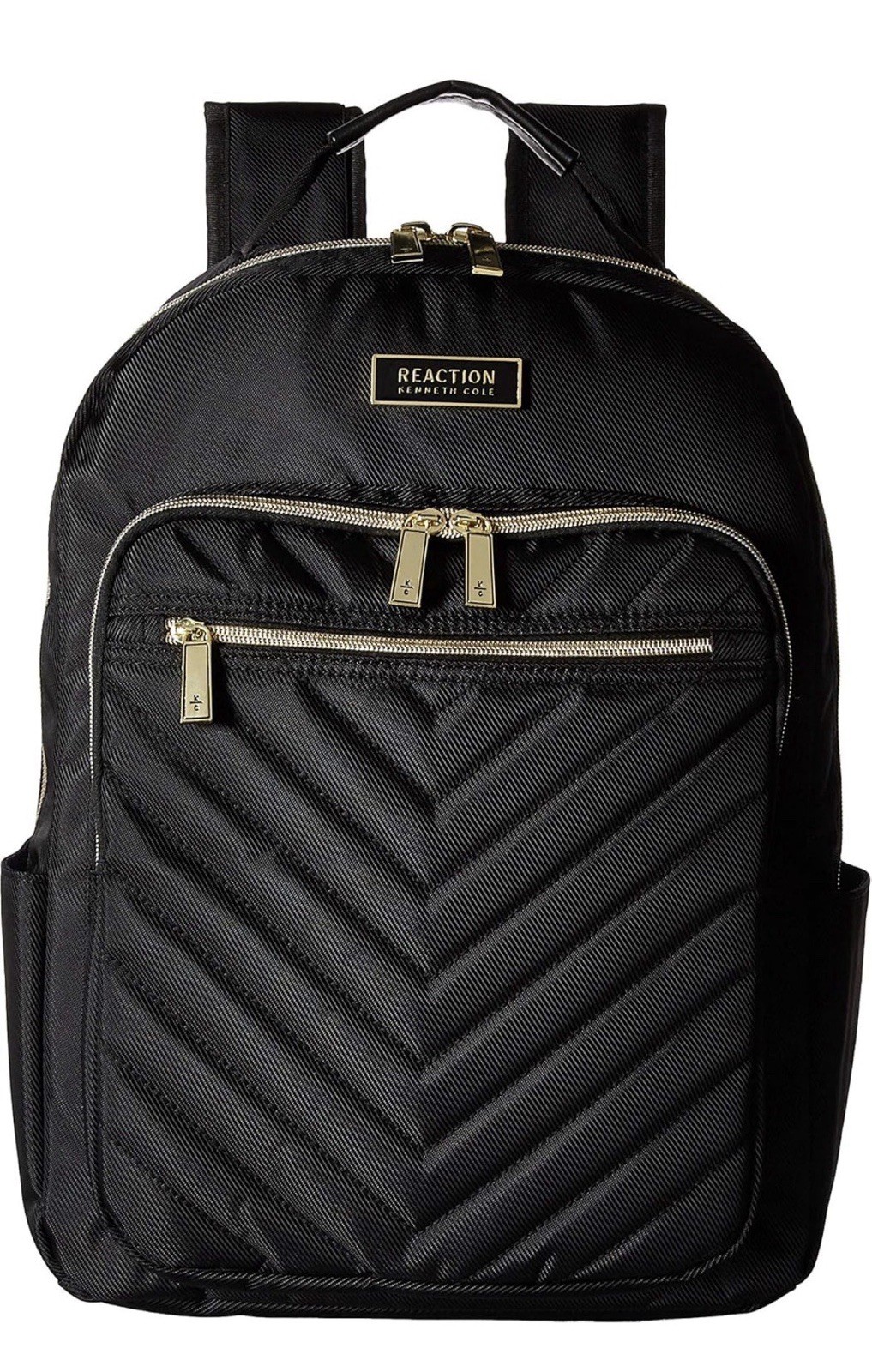 Kenneth Cole reaction Chelsea Chevron Laptop Backpack 15in Black
