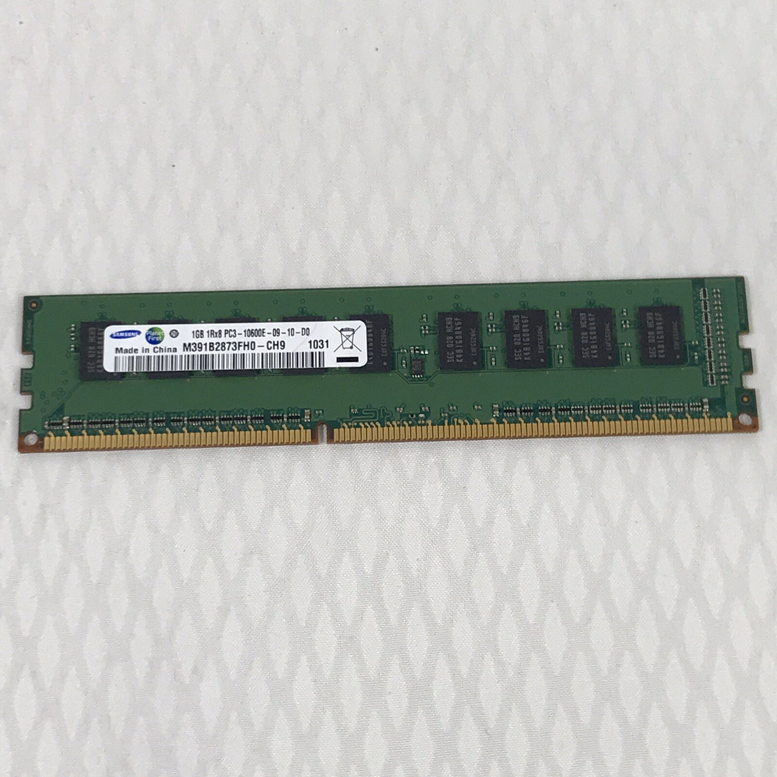 Samsung 1GB M391B2873FHO-CH9 1GB PC3 10600E 1Rx8 Dimm DDR3 Original Genuine