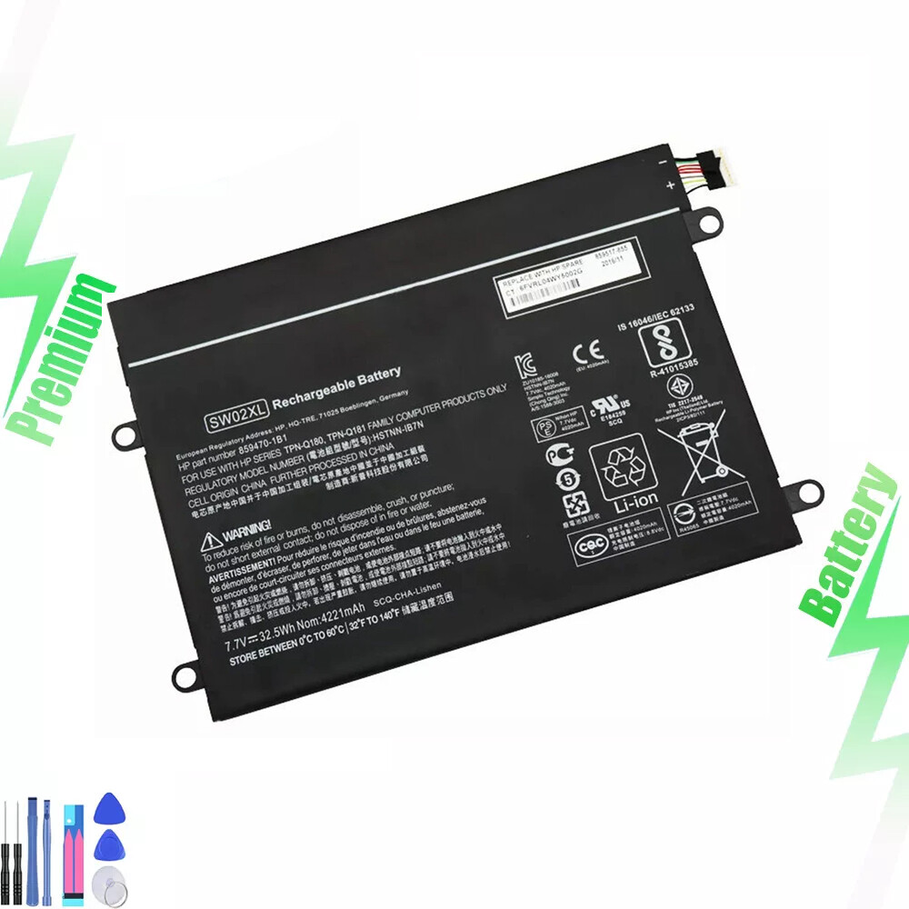 SW02XL HSTNN-IB7N HSTNN-LB7N 859470-1B1 New Battery For HP x2 210 G2