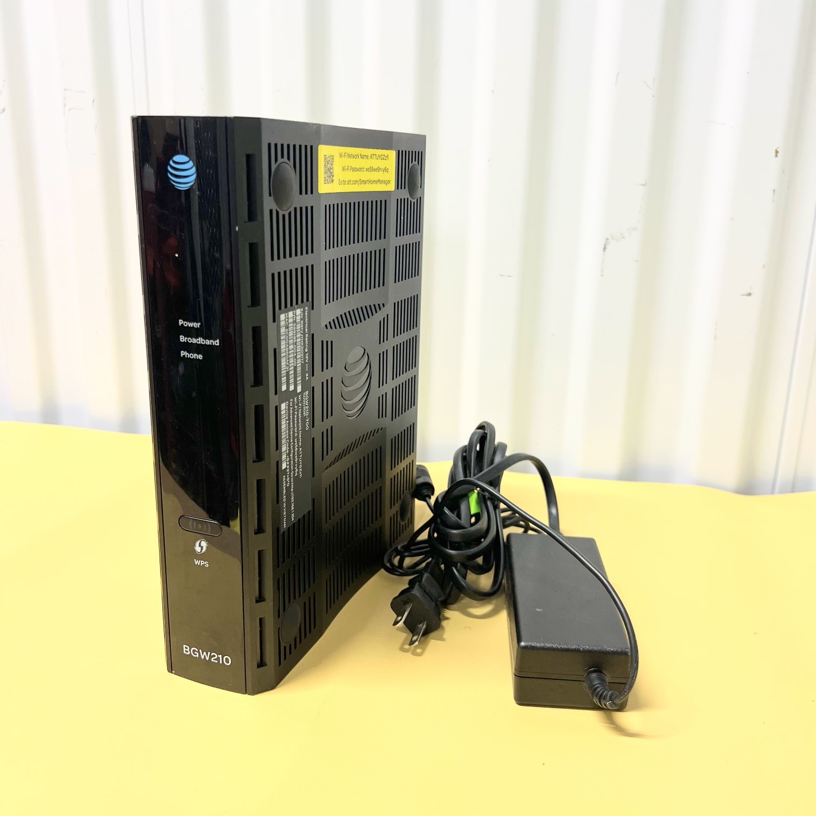 AT&T BGW210-700 Wi-Fi Gateway Modem Router | Dual-Band | With Power Adapter
