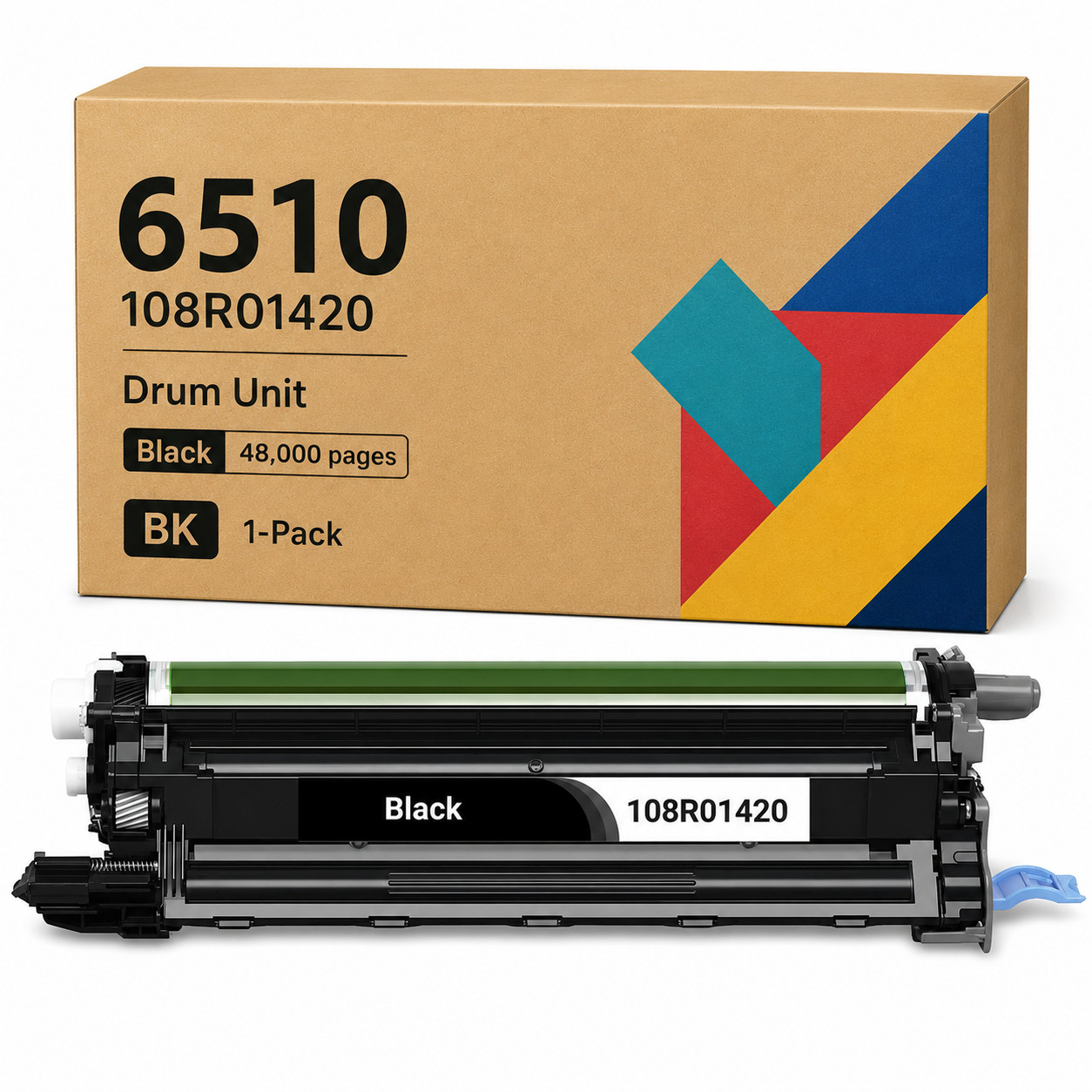 6510-108R01420 Drum Cartridge Black Compatible for Xerox Phaser 6510 WorkCentre