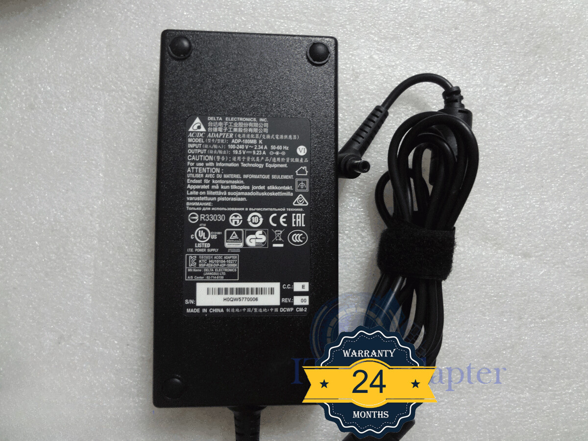 NEW OEM Delta 19.5V 9.23A ADP-180MB K For MSI GS65 Stealth 9SD 180W AC Adapter