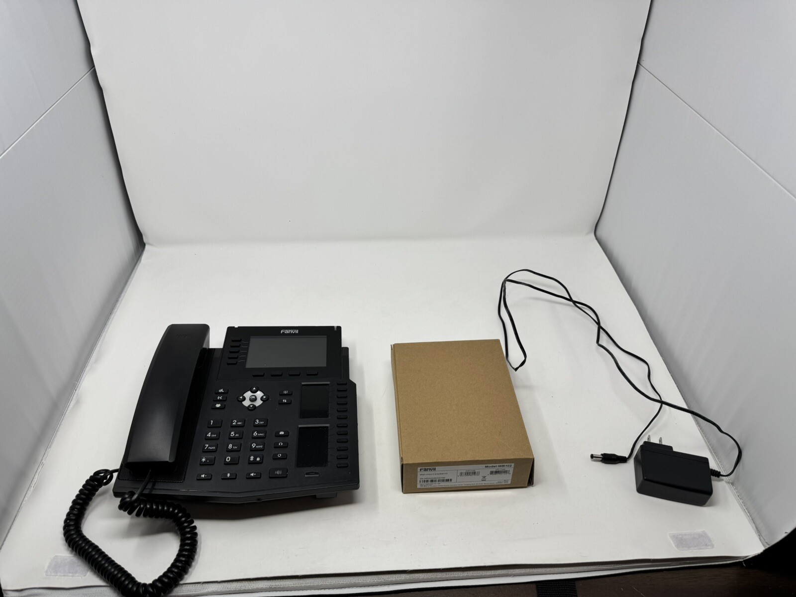 Fanvil X6U Used 20 SIP Accounts 5 lines Enterprise IP Phone HD Voice PoE