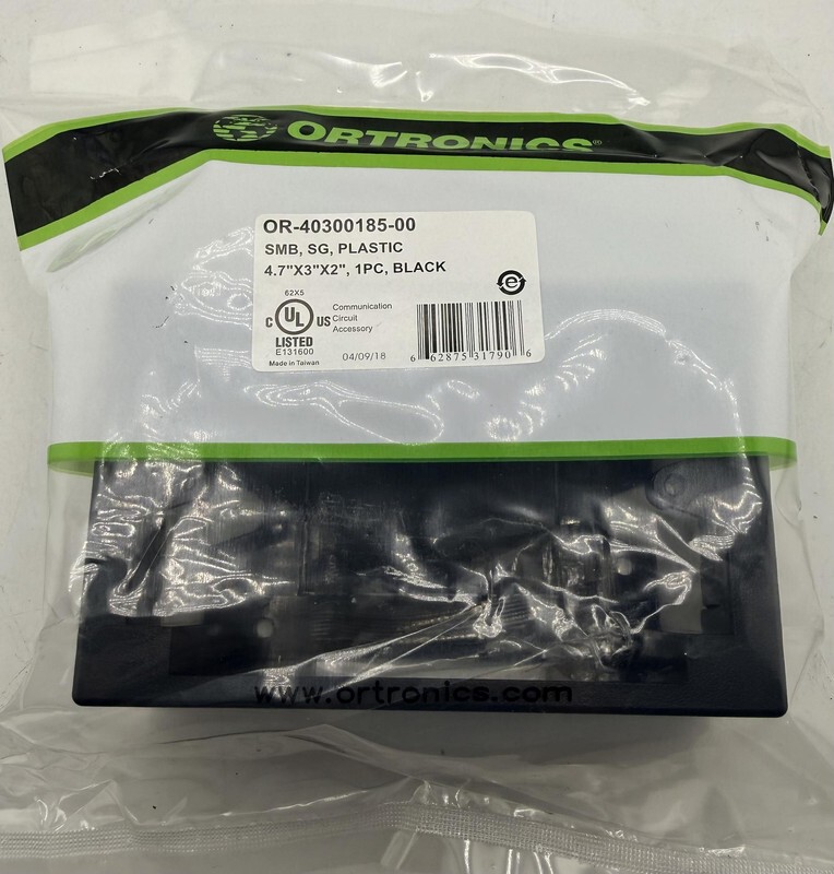 LOT OF 13 - ORTRONICS OR-40300185-00 SMB SG PLASTIC 4.7"X3"X2" SURFACE MOUNT BOX