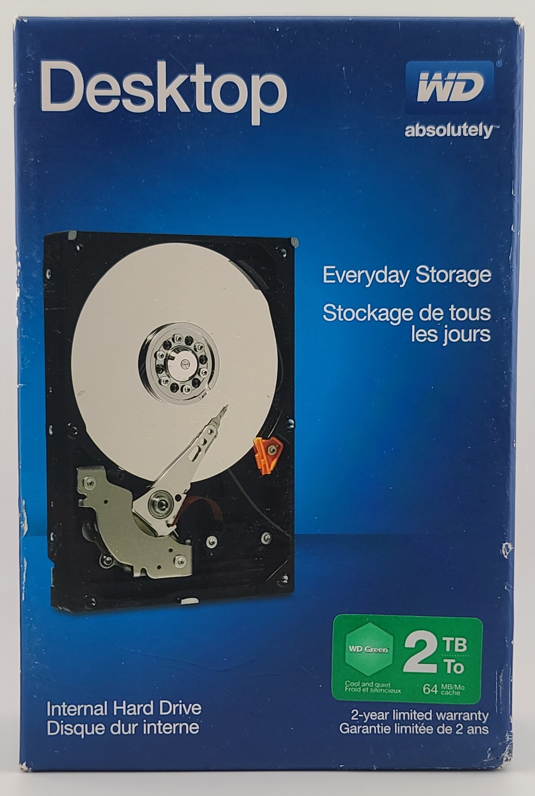 NEW Western Digital Green 2TB Desktop Internal Hard Drive WDBH2D0020HNC-NRSN NIB