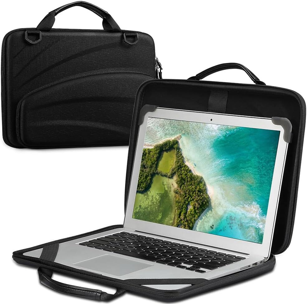 11.6 Inch Chromebook Sleeve Case Briefcase Laptop Shoulder Bag Accessory Pouch