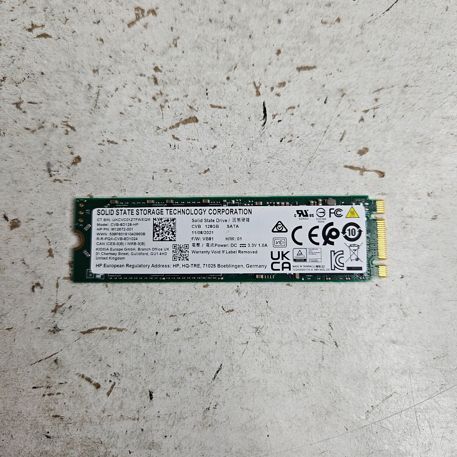 Lite‑On 128GB M.2 2280 SATA III SSD – CVB‑8D128‑HP