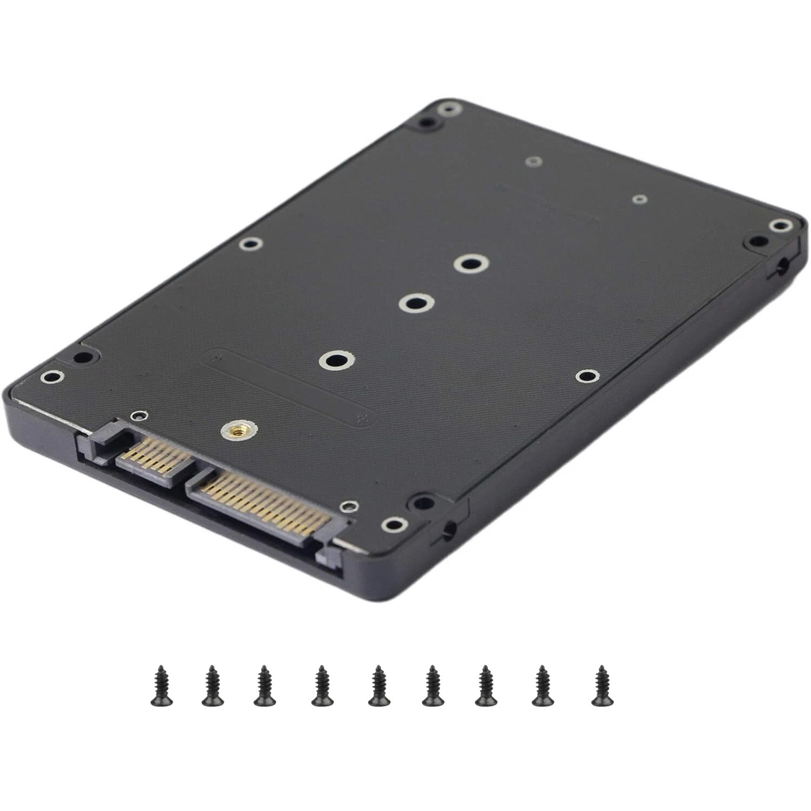 Dual Key M.2 to SATA 3.0 Enclosure 6Gbps Converter Supports PCI-E B/M Key
