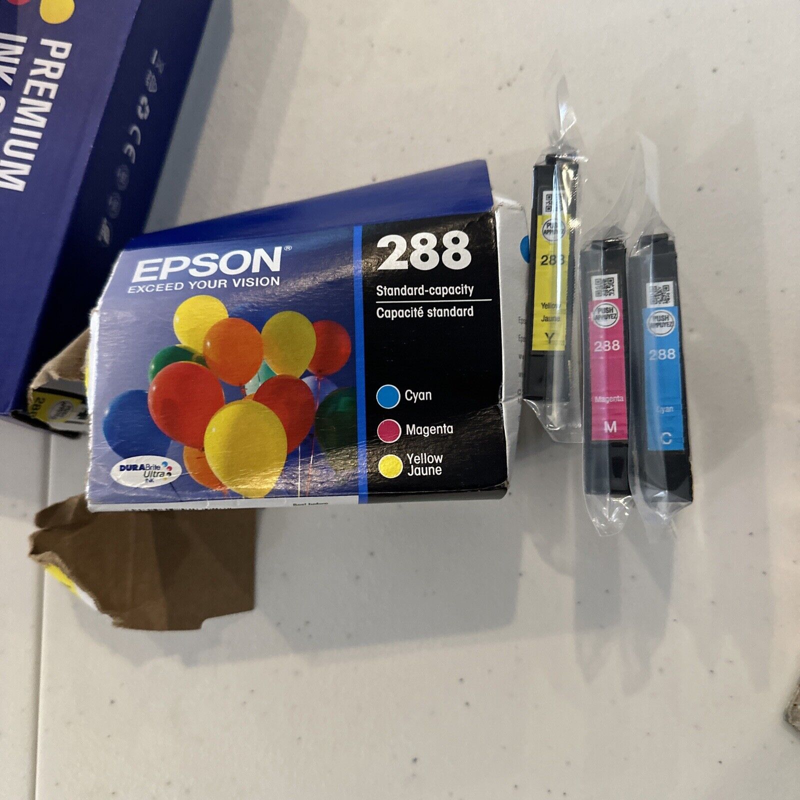 Epson 288 Cyan Magenta Yellow Ink Cartridge 10/25