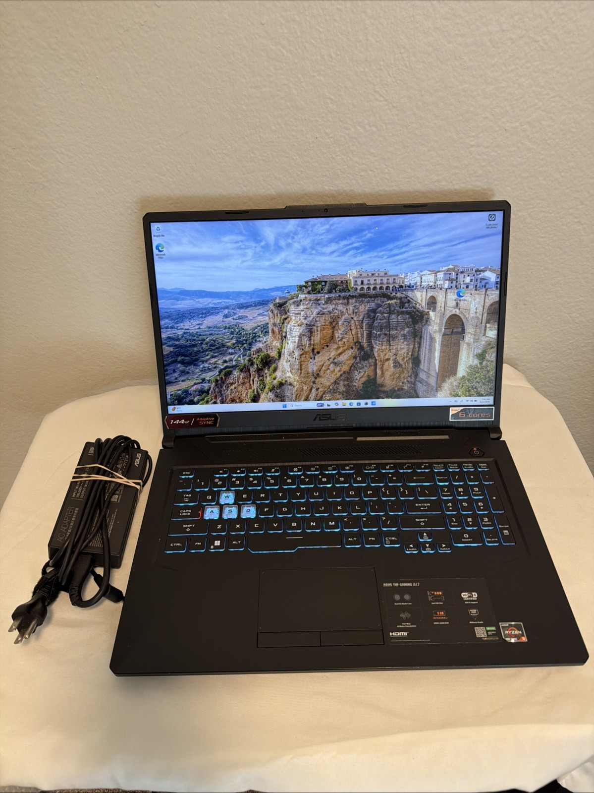 Asus TUF A17 17.3" Gaming Ryzen 5 4600H 3.0GHz 8GB/ 512GB /GeForce GTX 1650 W11