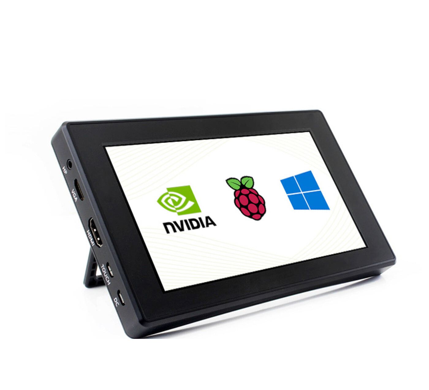 Raspberry Pi 4 7" Display HDMI HD IPS Tempered Glass Capacitive Touch Screen