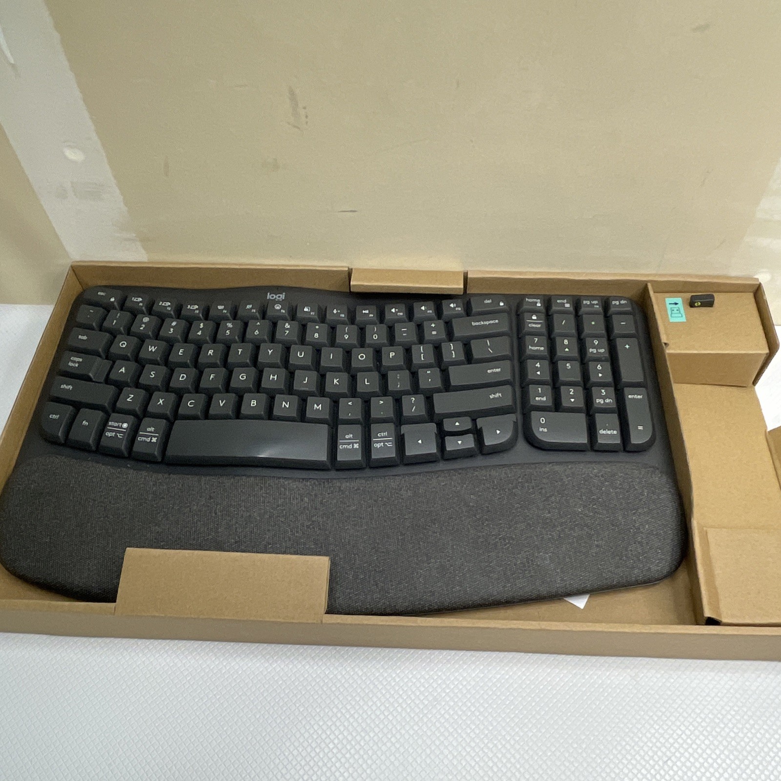 Logitech Wave Keys MK670 Combo Ergonomic Wireless Keyboard & Dongle Only