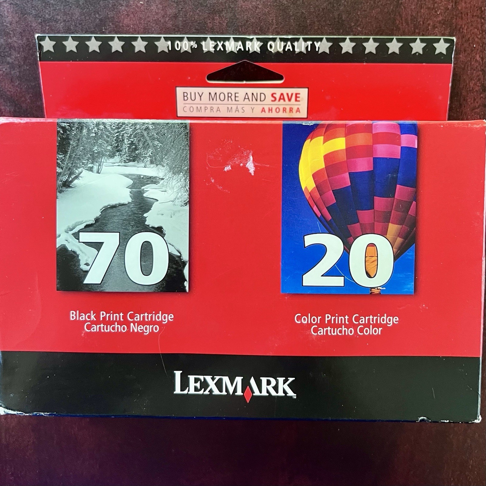 Lexmark 70/20 Black & Color Combo Pack Ink Cartridges 2008