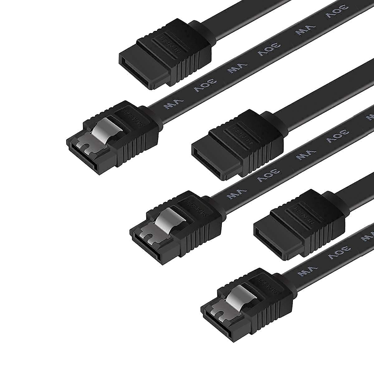 BENFEI SATA Cable III, 3 Pack SATA Cable III 6Gbps Straight HDD SDD Data Cable w