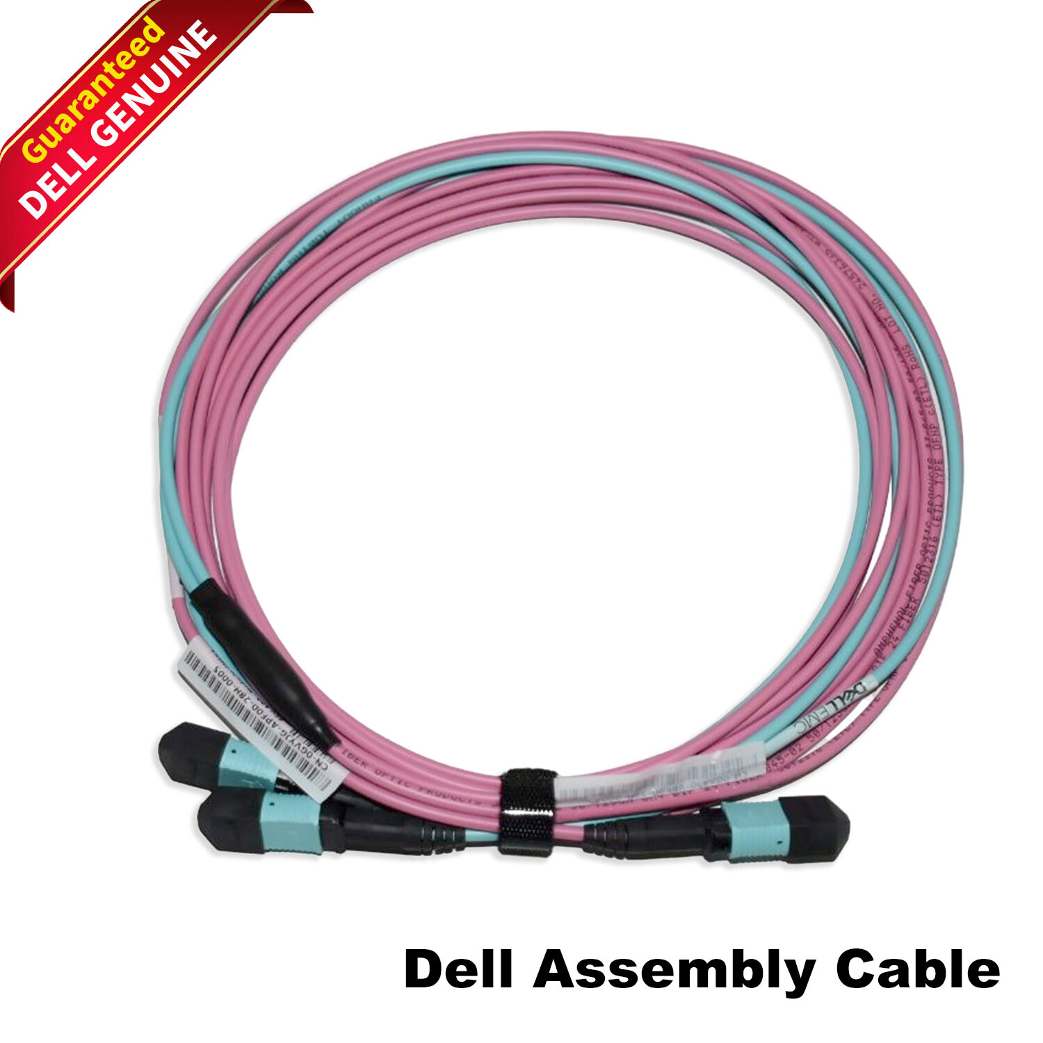 Dell 5M MPO12 OM4 Fiber Optic Cable - High-Speed Data Center 40/100Gbps GVYJG