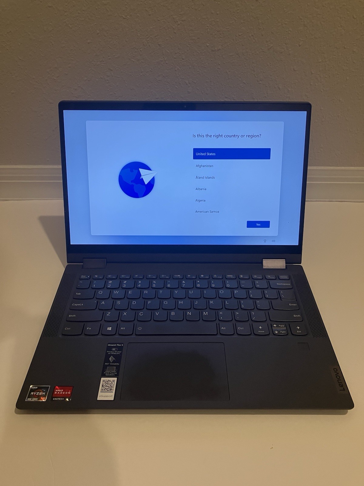 Lenovo IdeaPad Flex 5 14ARE05 Ryzen 5 4500U 16GB 256GB SSD 14" FHD Touch W11H