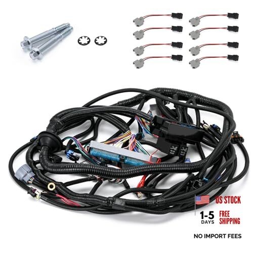 4L60E DBC LS Standalone Wiring Harness Compatible with GM LS1 1999-2006 Vortec 
