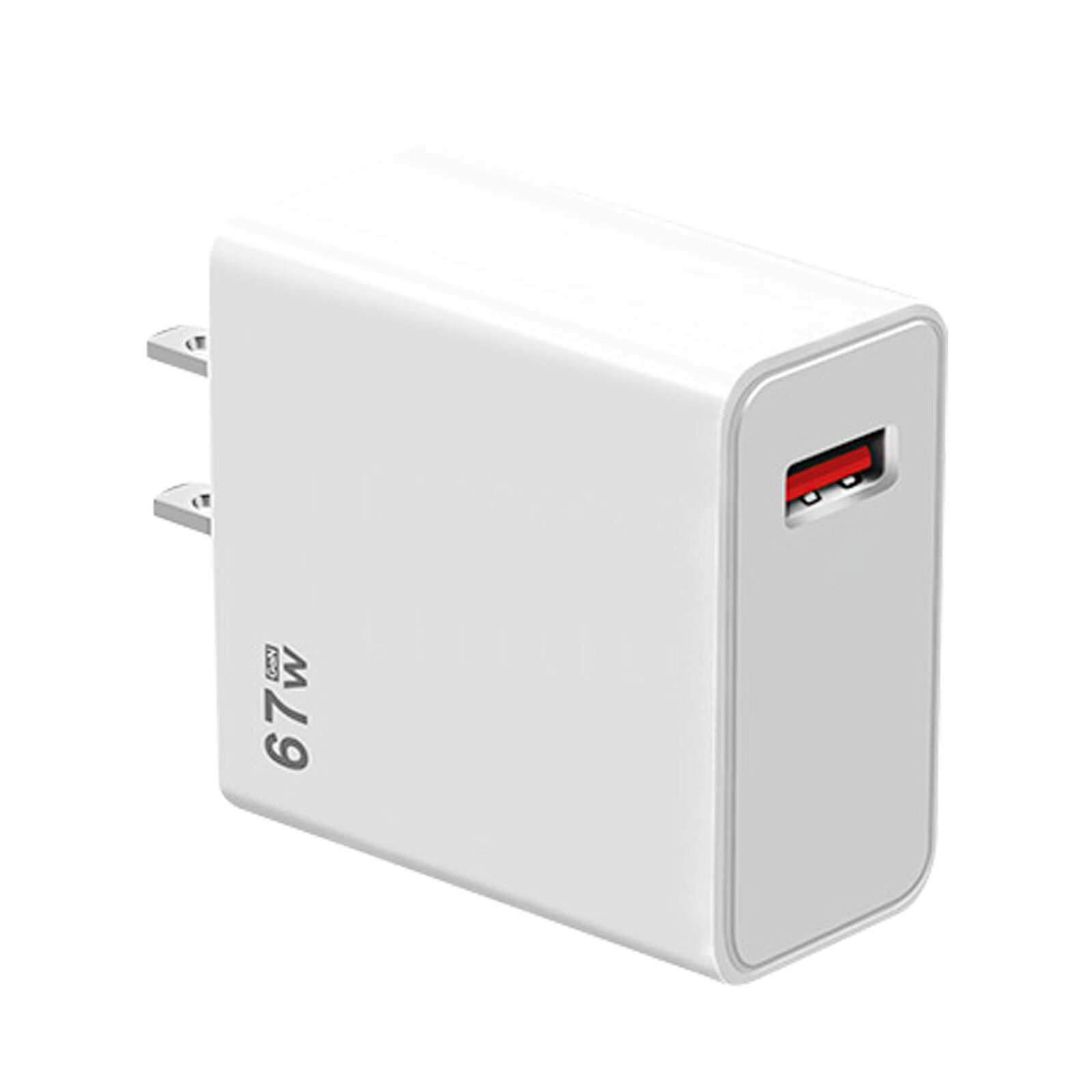 1pcs USB adapter charging head 67W super fast charging 5V5A