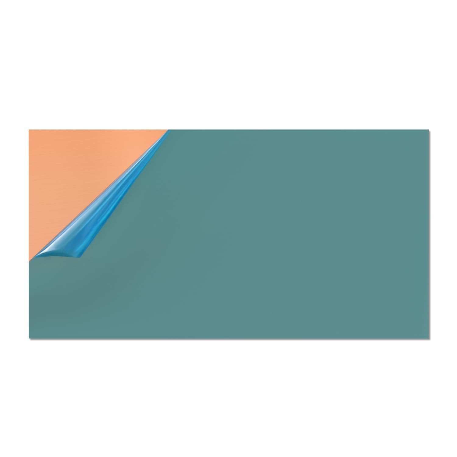 Copper Sheet Metal, 4" x 8" 14 Gauge (2mm Thick) Copper Plate, 99.9% Pure Cop...