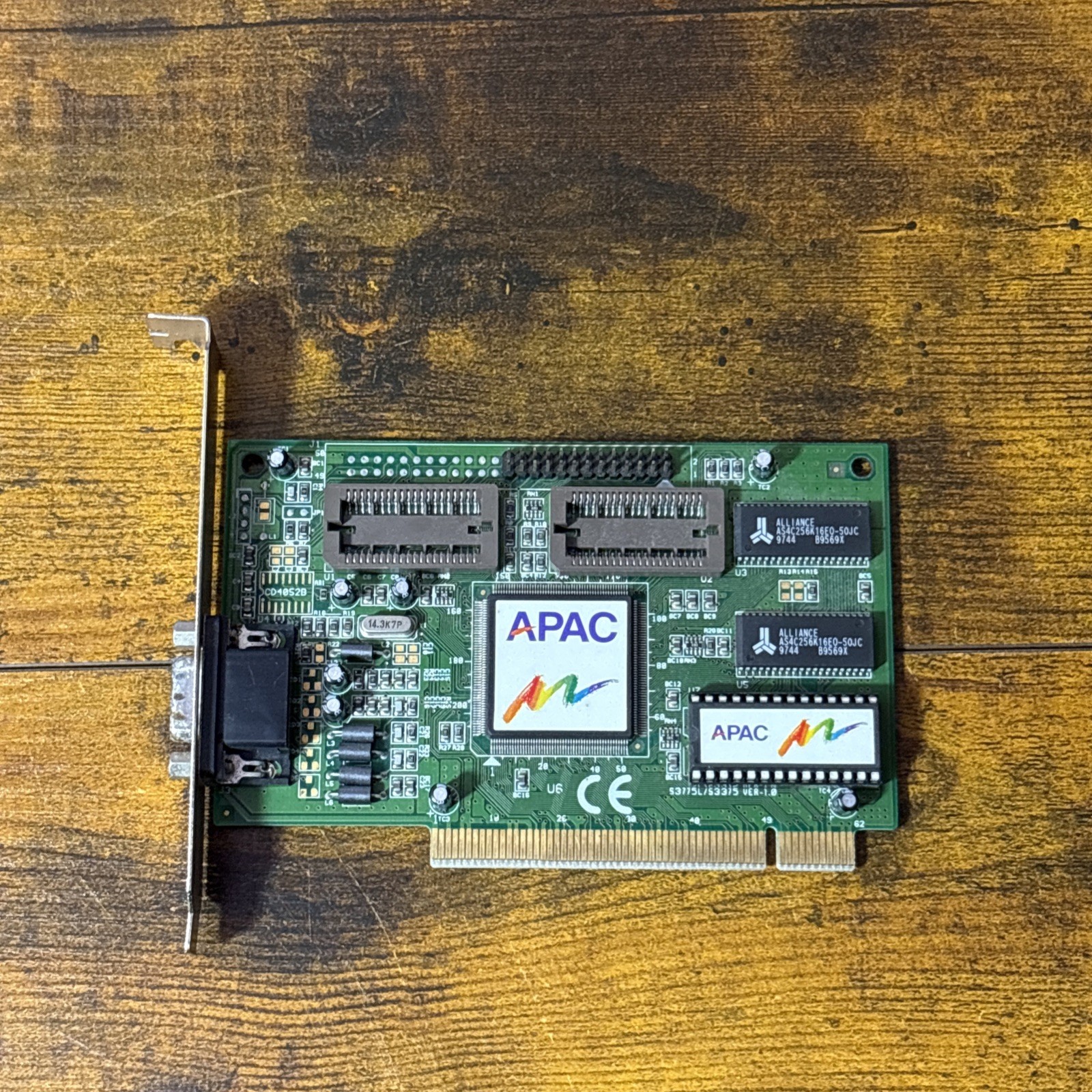 RARE VINTAGE S3775L/S3375  Ver. 1 PCI VIDEO CARD VGA Untested