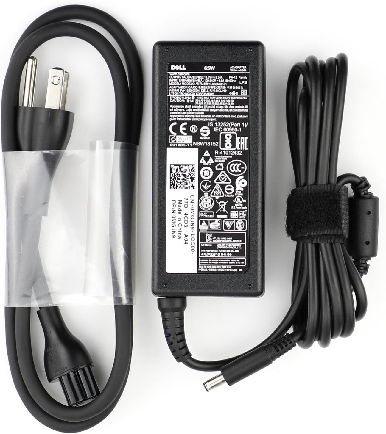 Genuine 65W Charger for Dell Inspiron 13 14 15 3000 5000 7000 0MGJN9 Tip 4.5mm