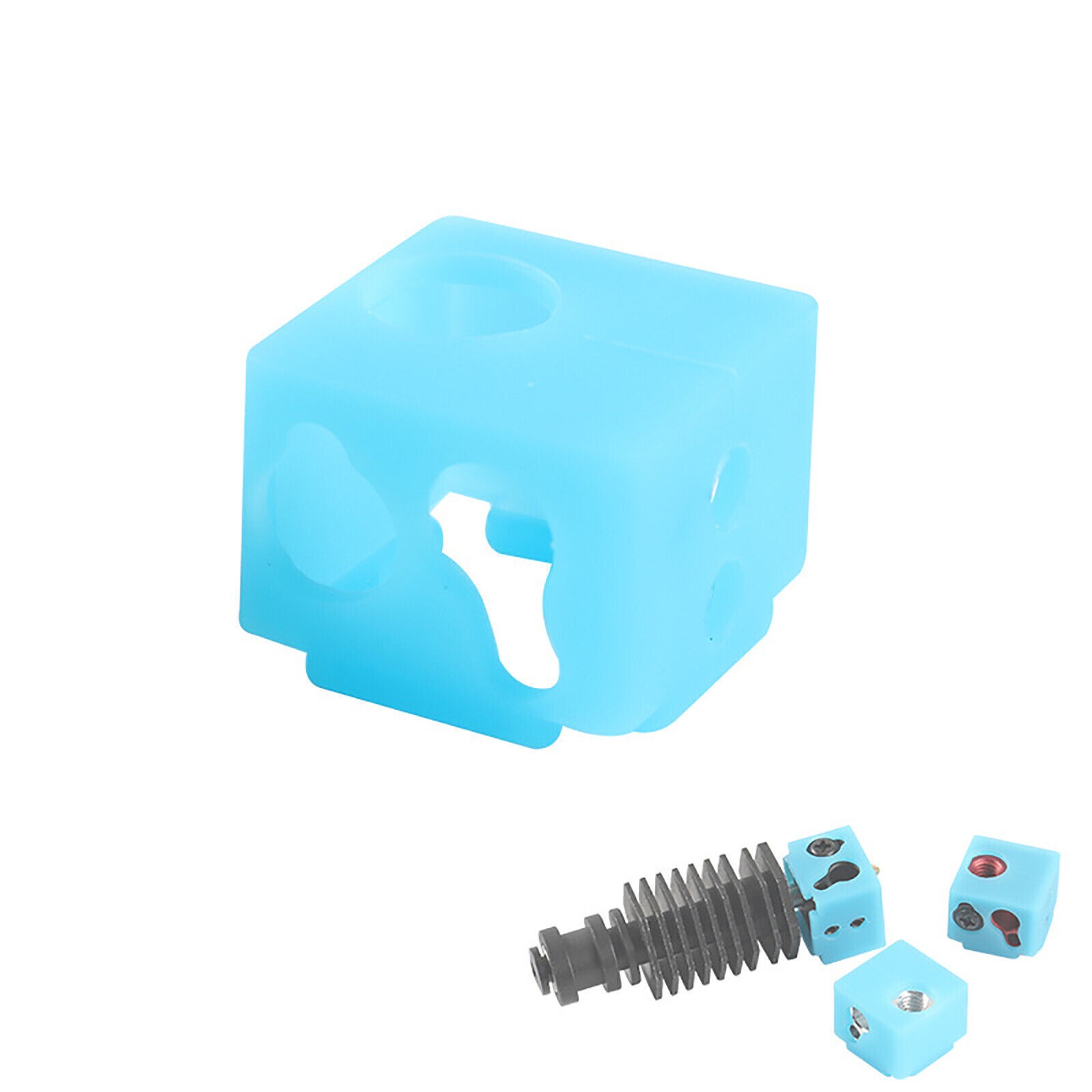 For Extruder Heating Block 3D Printer E3D V6 XCR-NV6 Silicone Protective Cover
