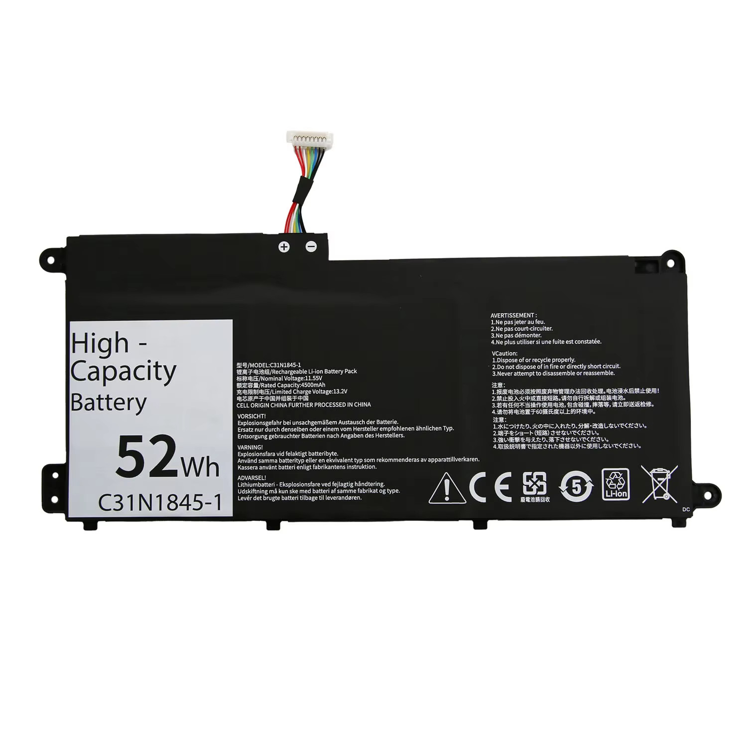 C31N1845-1 52Wh Laptop Battery for ASUS Chromebook FlipC436FA C436 C346FA